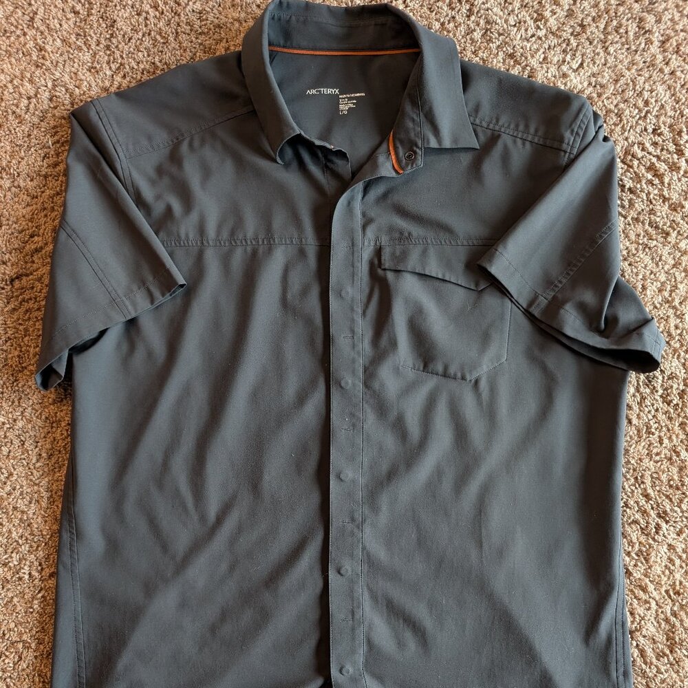 ARC'TERYX Men's Skyline Button-Up Polo Shirt Size Large